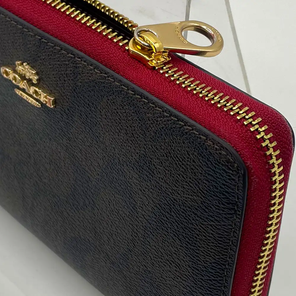 COACH財布ファスナースライダー修理後の画像