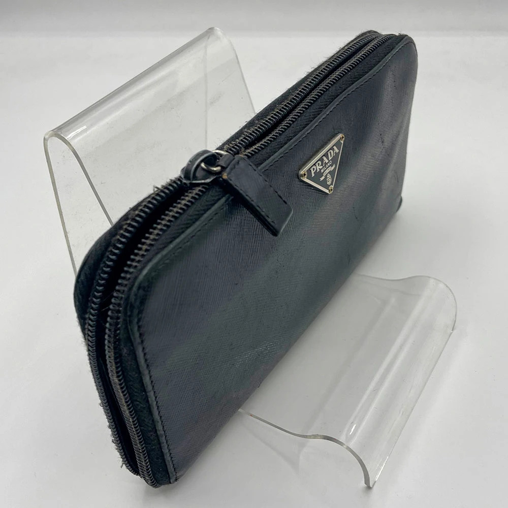 PRADA財布ファスナースライダー修理前の画像