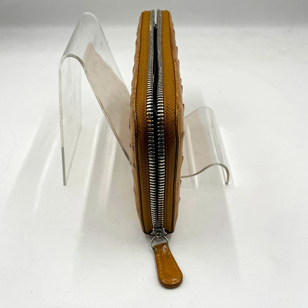 オーストリッチ財布ファスナースライダー修理前の画像