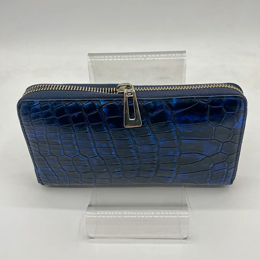 クロコダイル財布修理後の正面の画像