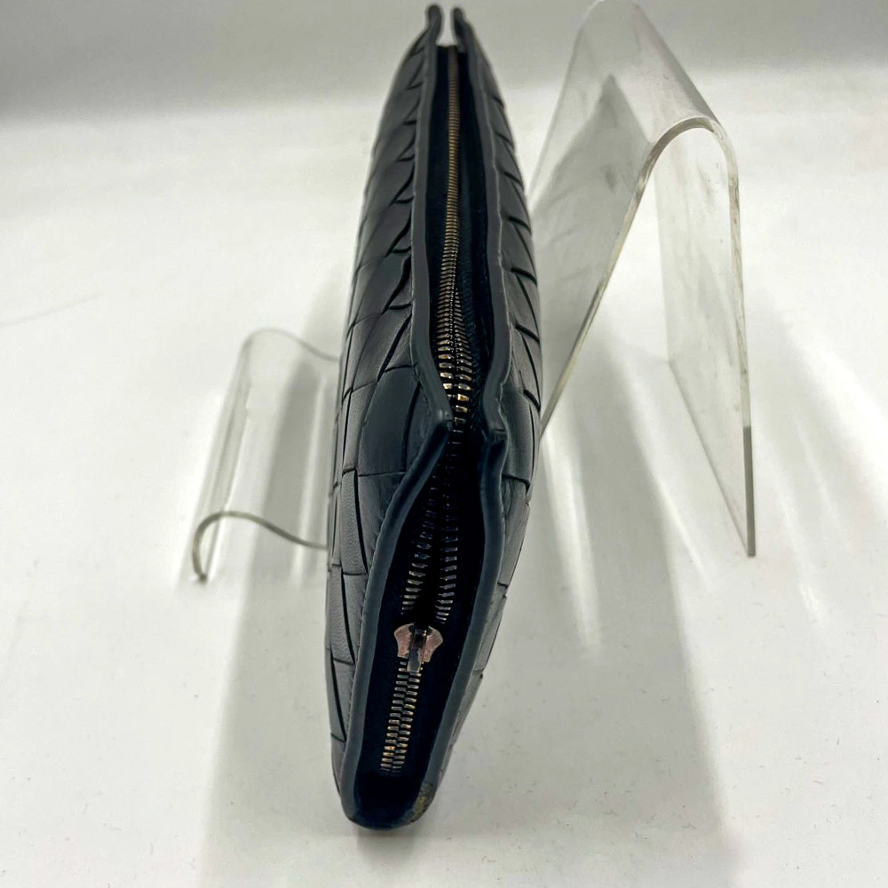 BOTTEGA VENETA財布ファスナースライダー修理前の全体画像