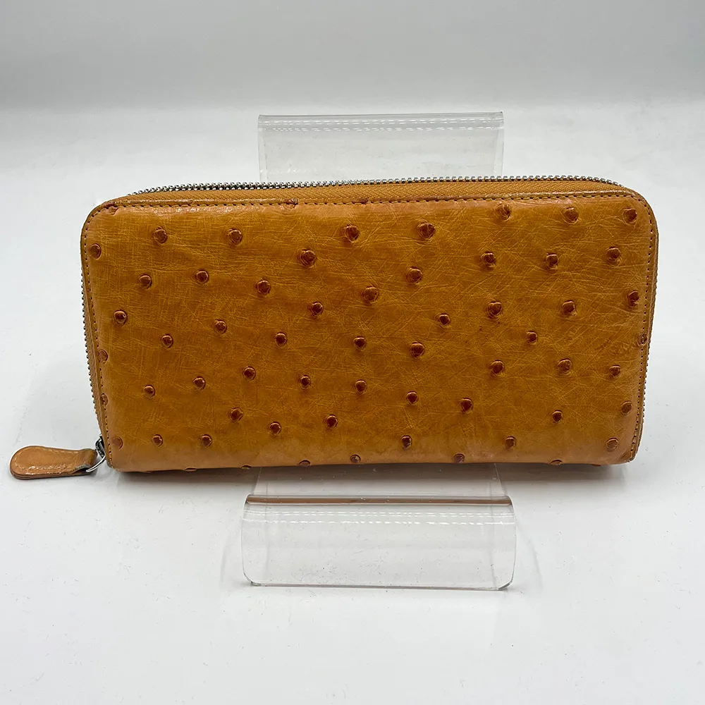 オーストリッチ財布正面の画像