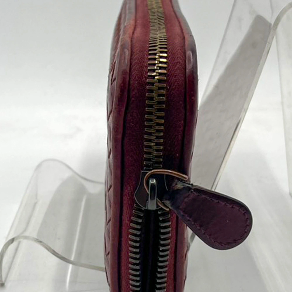 BOTTEGA VENETA財布ファスナースライダー修理後の拡大画像