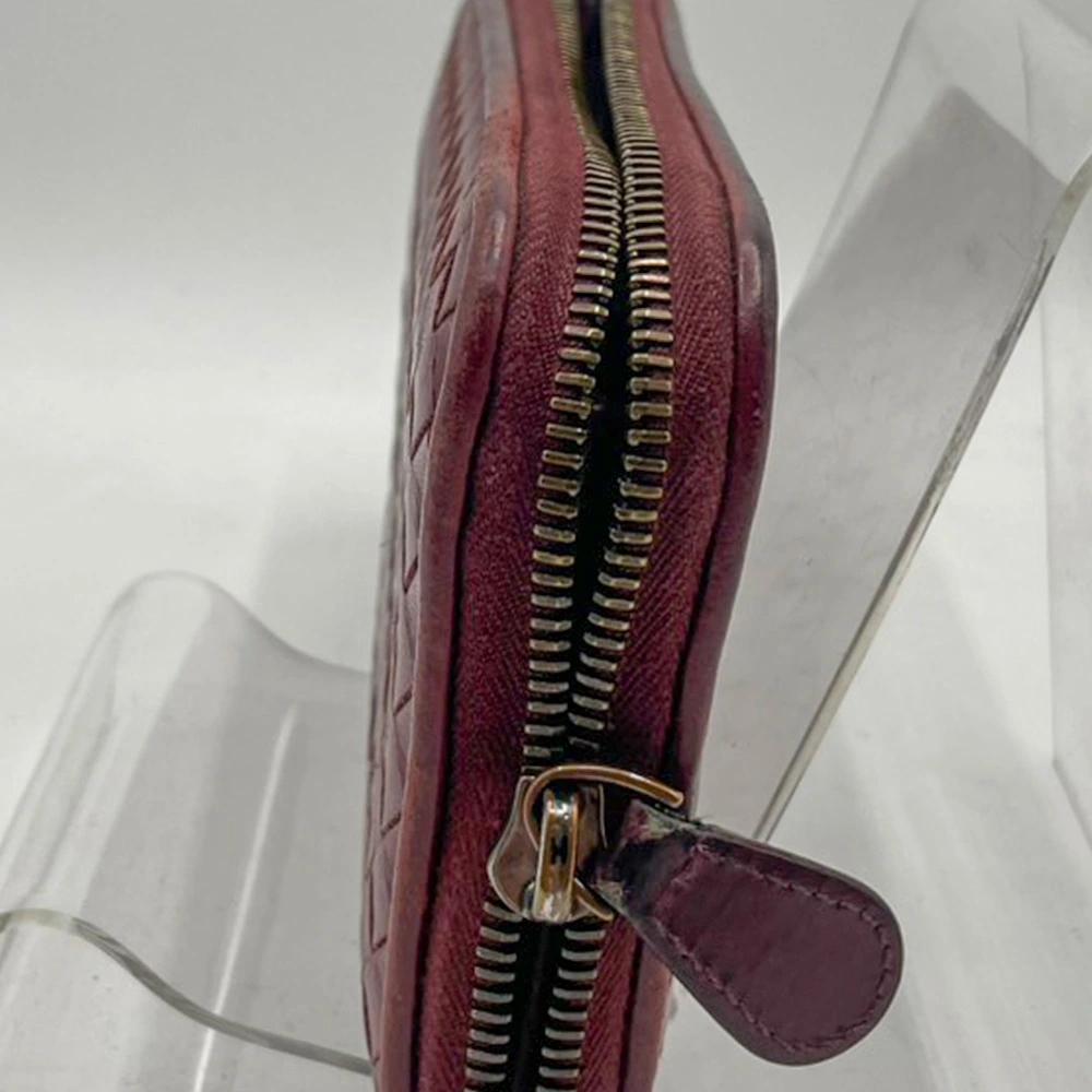BOTTEGA VENETA財布ファスナースライダー修理前の拡大画像
