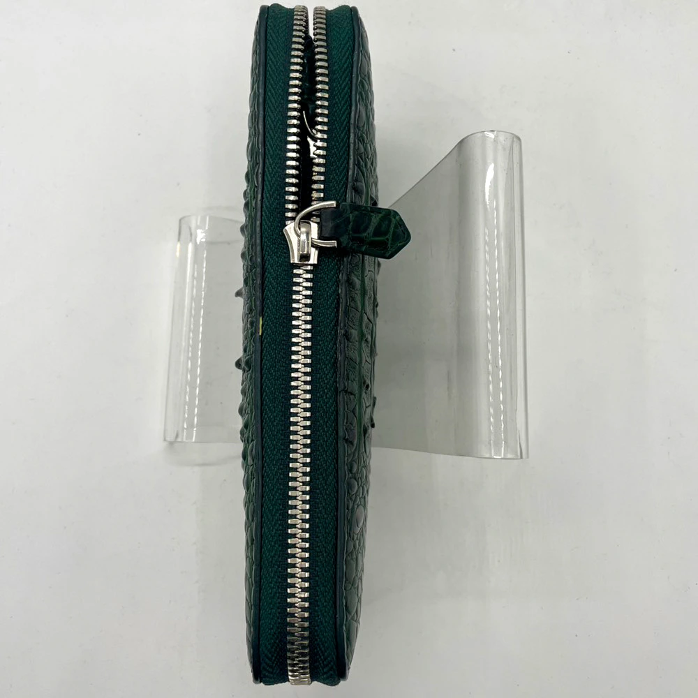 クロコダイル財布ファスナースライダー修理後の画像