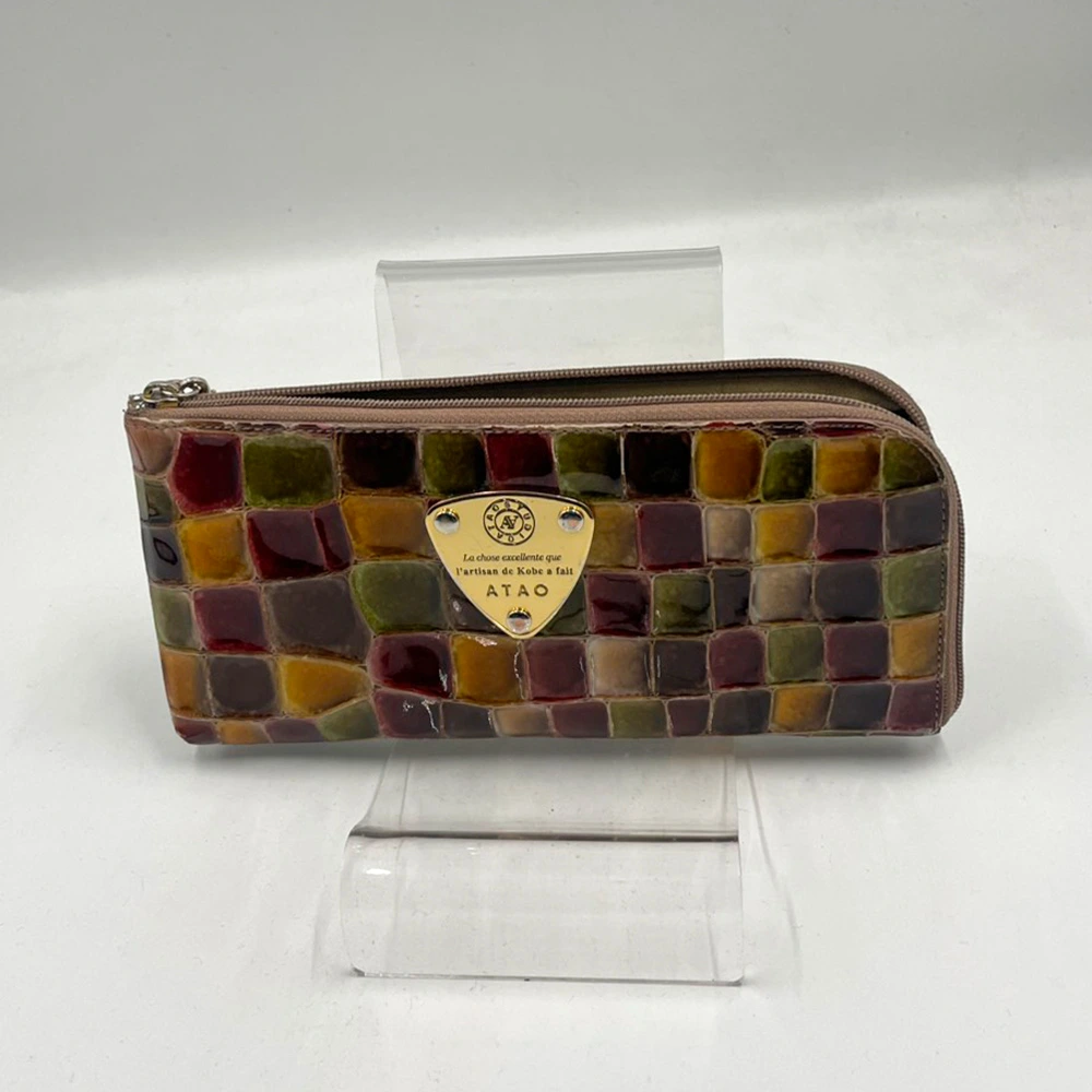 ATAO財布ファスナースライダー修理前の正面の画像