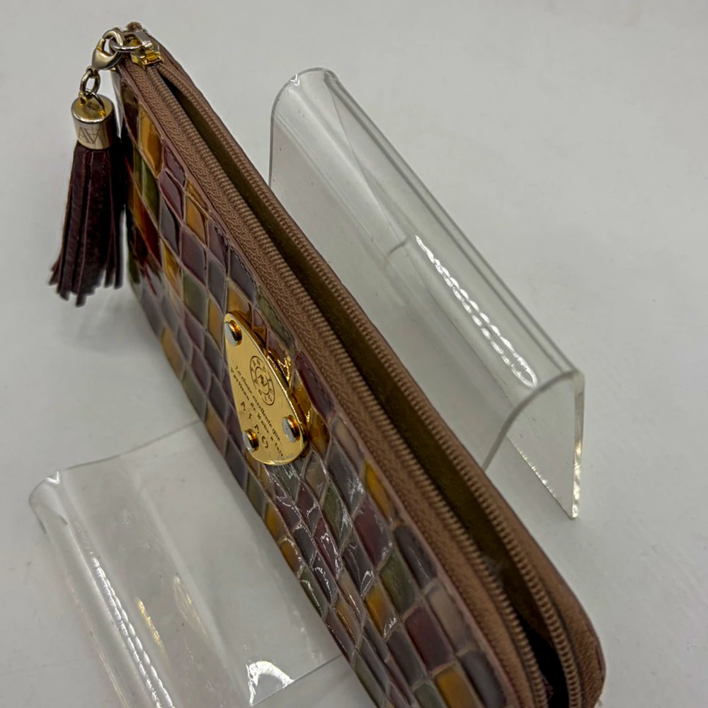 ATAO財布(多色使い)ファスナースライダー修理前の全体画像